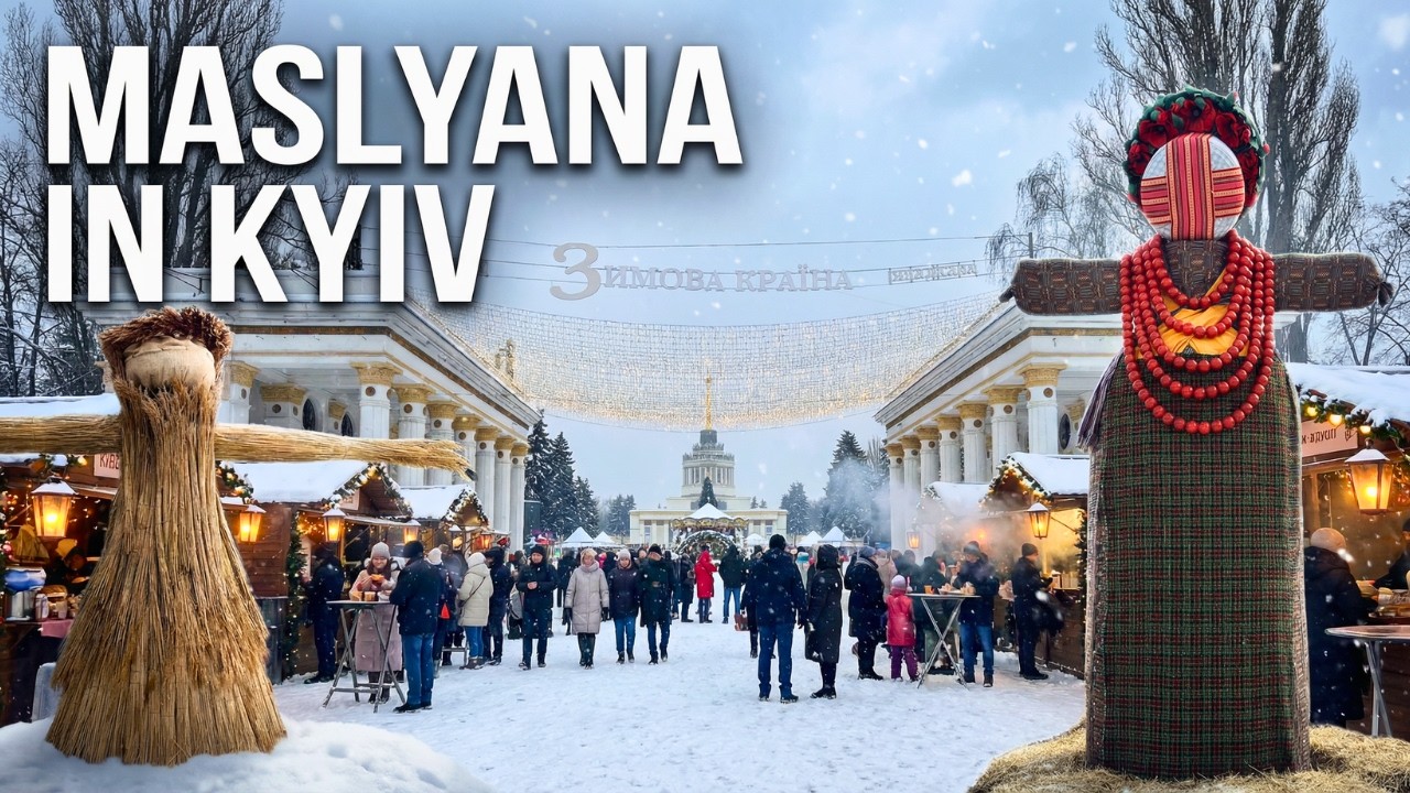 Epic Maslenitsa Festival | Traditional Folk Costumes & Street Performers