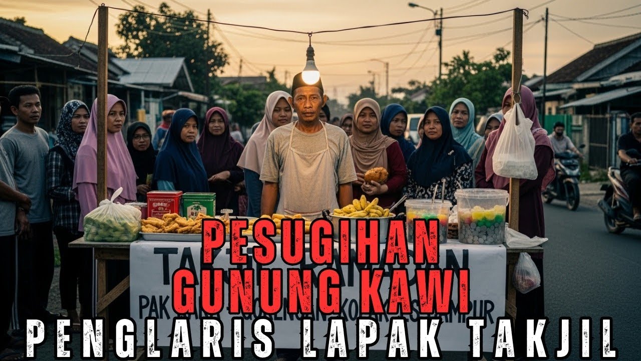 EKONOMI MEMBURUK TERDESAK KEADAAN PULA !! PESUGIHAN GUNUNG KAWI PENGLARIS LAPAK TAKJIL DI PASURUAN
