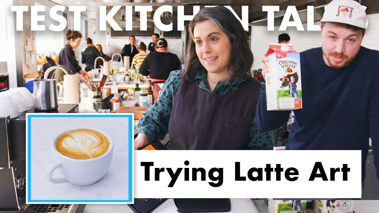 Pro Chefs Try Latte Art | Test Kitchen Talks | Bon App&eacute;tit
