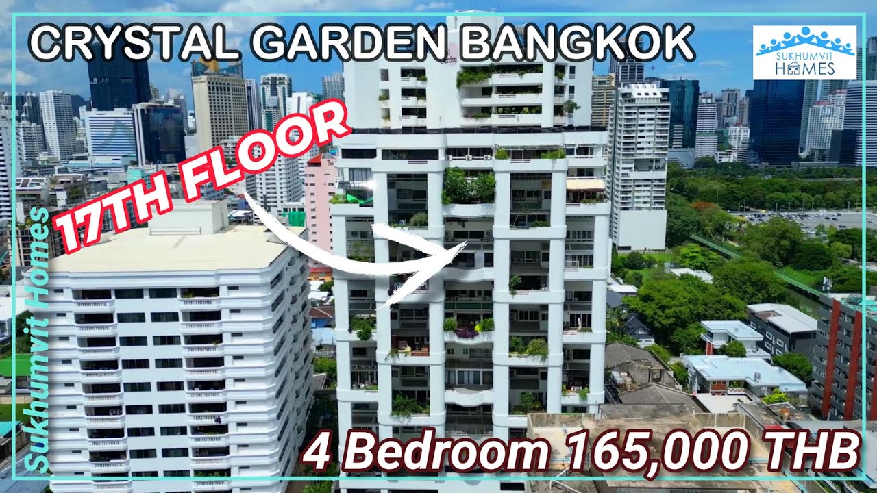 Renovated Duplex with huge Terrace for Rent Crystal Garden Bangkok Nana BTS 165,000 THB