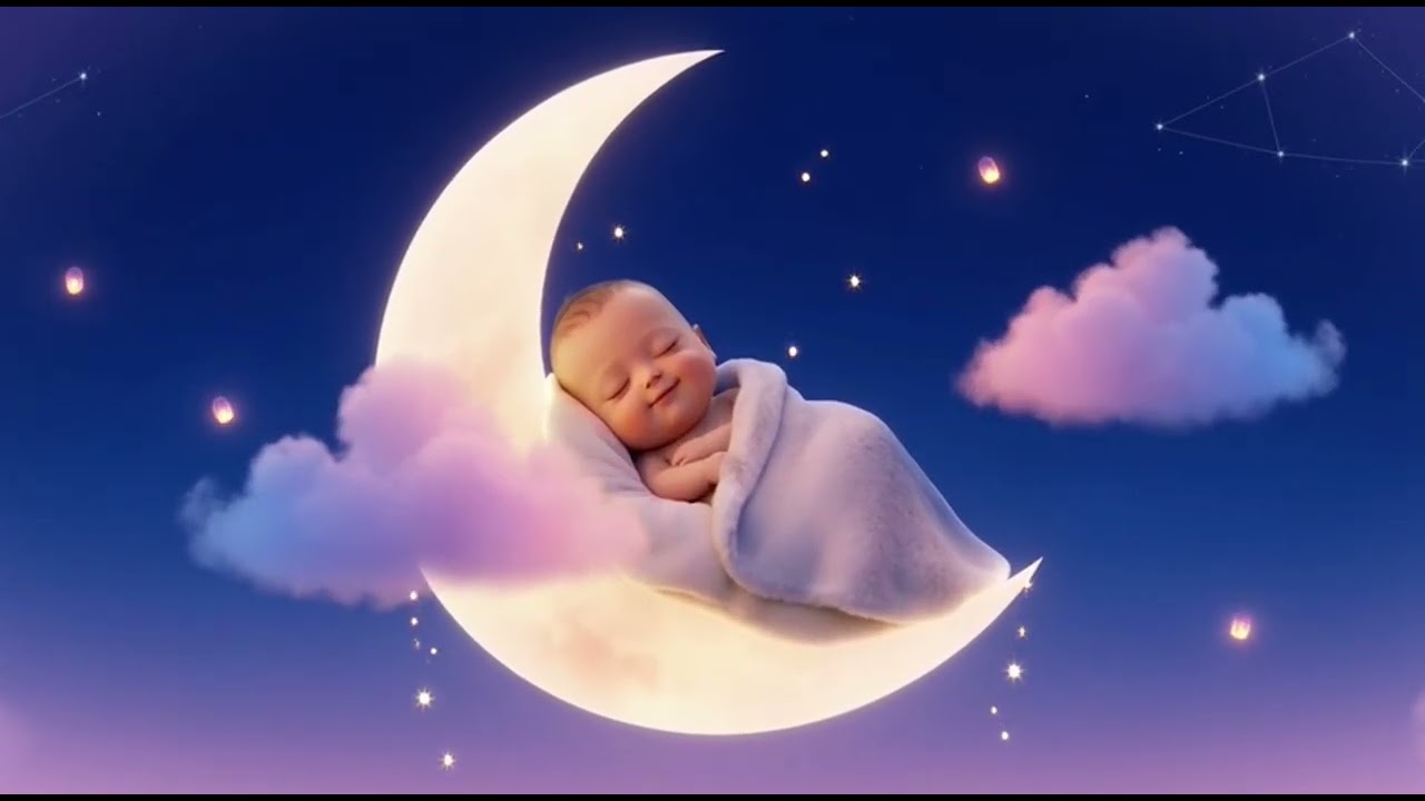 Fall Asleep in 3 Minutes 🎶 Soothing Baby Sleep Music with Mozart & Brahms Lullabies for Calm