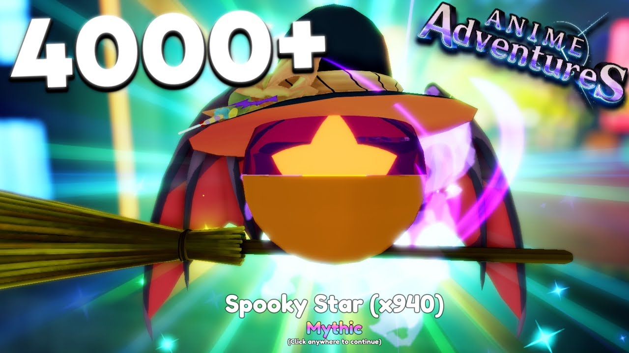 Opening 4000 SPOOKY STAR In Anime Adventures Update Halloween!