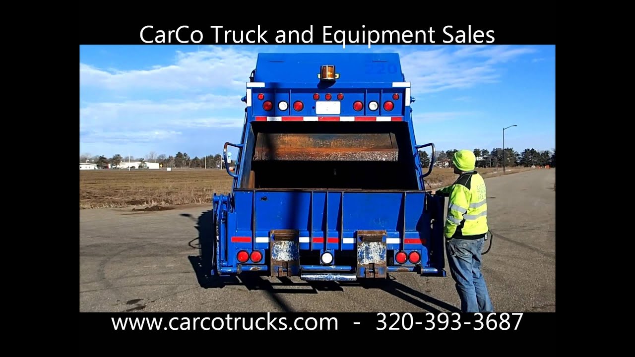 2015 INTERNATIONAL PAK-MOR REAR LOAD GARBAGE TRUCK FOR SALE