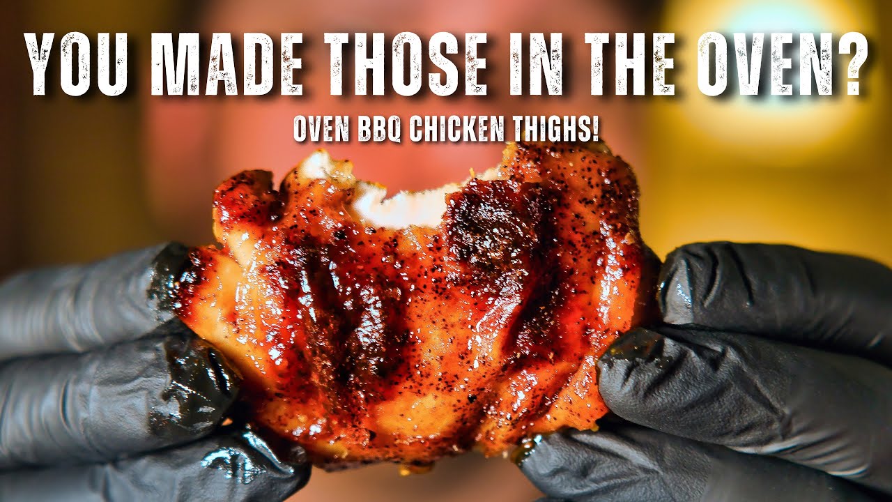 EASY Oven Baked BBQ Chicken | Chicken Thighs In The Oven