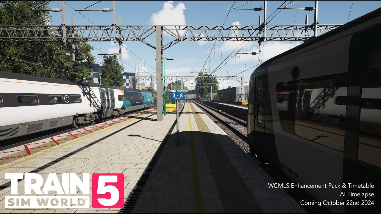 TSW5 | WCMLS Enhancement Pack & Timetable | AI Timelapse