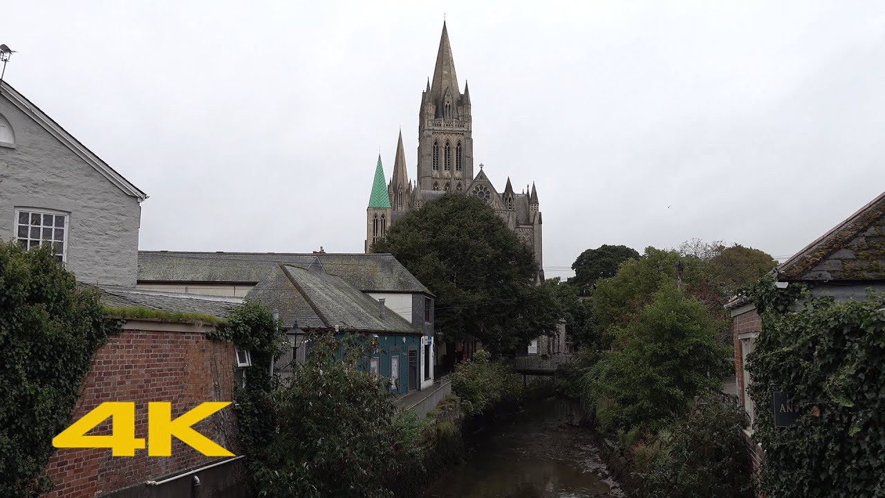Truro Walk: City Centre【4K】