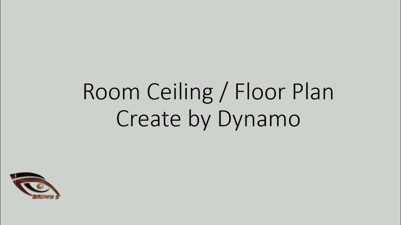 Create Room Floor/Ceiling Plan By Dynamo