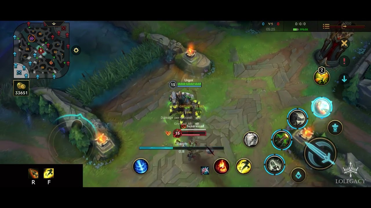 WILD RIFT - Urgot R Flash Combo