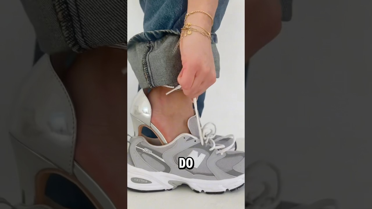 Heels or sneakers? Both? 😂👠👟 #heels #sneakers