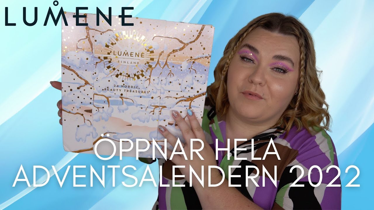 ÖPPNAR LUMENE ADVENTSKALENDER 2022 (Årets första adventskalender!)