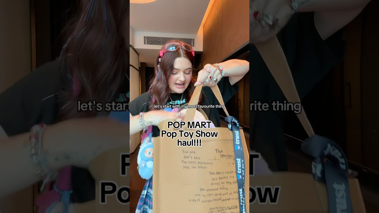 @POPMARTOFFICIAL Pop Toy Show haul!!! 🛍️🎀 #popmart #poptoyshow #unboxing #blindbox #popmarthaul