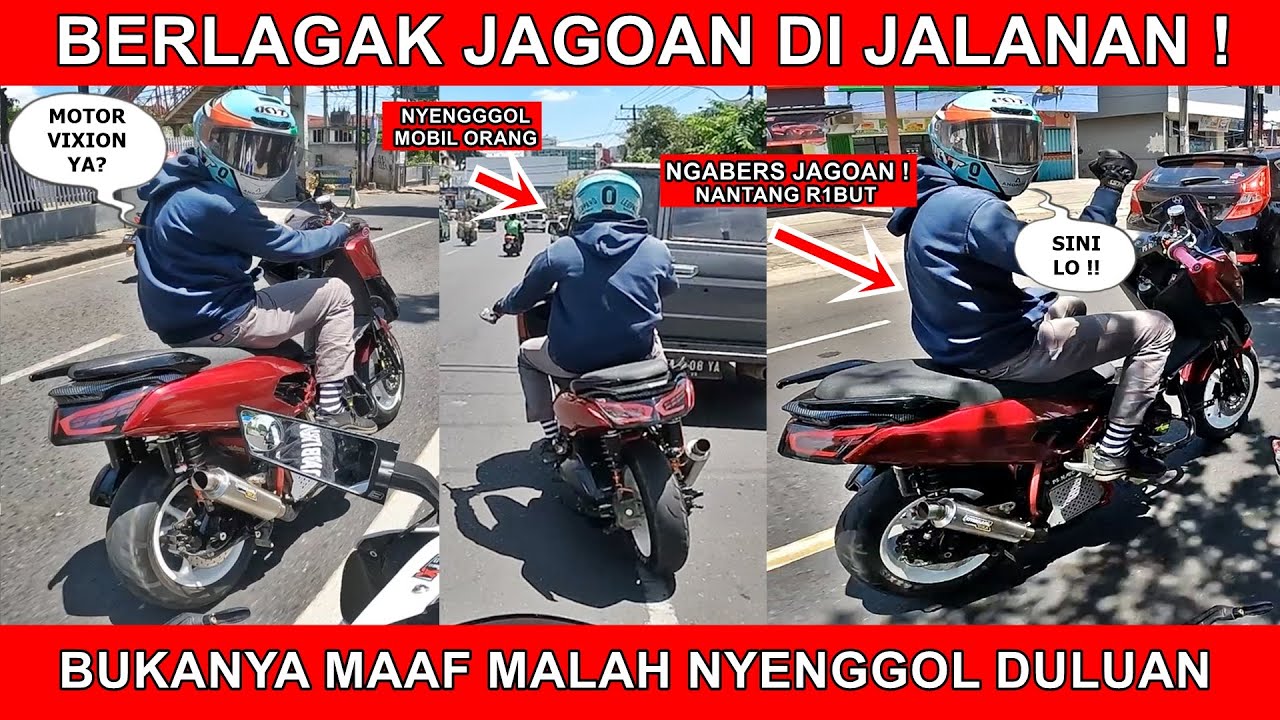 BANYAK TINGKAH❗❗ USER NMAX INI CARPER❗❗ DIKIRA VIXION TAUNYA MOGE 600CC ❗❗ 100% BIKIN KESEL #681