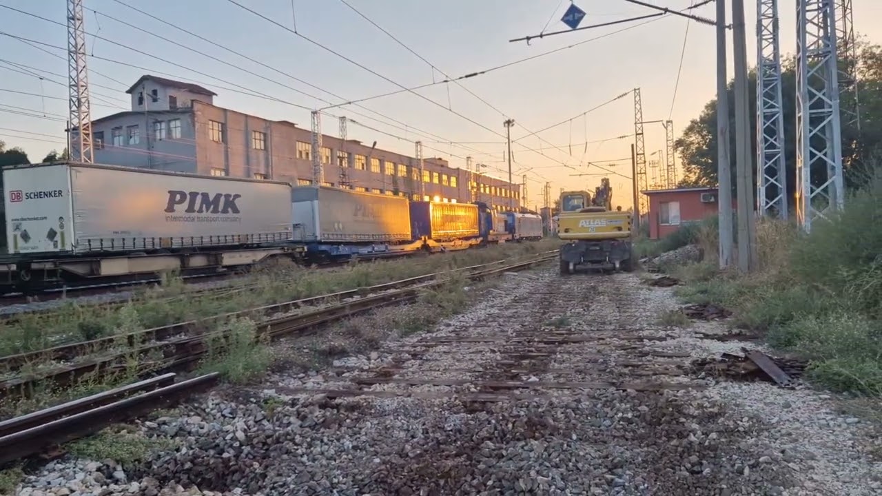 Гара Пловдив в ремонт, 12.09.2023г. Влакове на БДЖ ПП  и PIMK RAIL