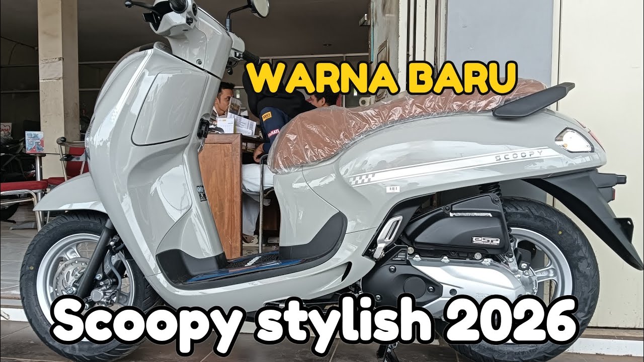 YANG KALIAN TUNGGU 💥 SCOOPY STYLISH TERBARU 2026 💥 WARNA GREY