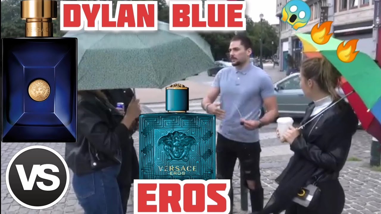 Versace Eros edt vs Versace Dylan blue |Streetreaction |