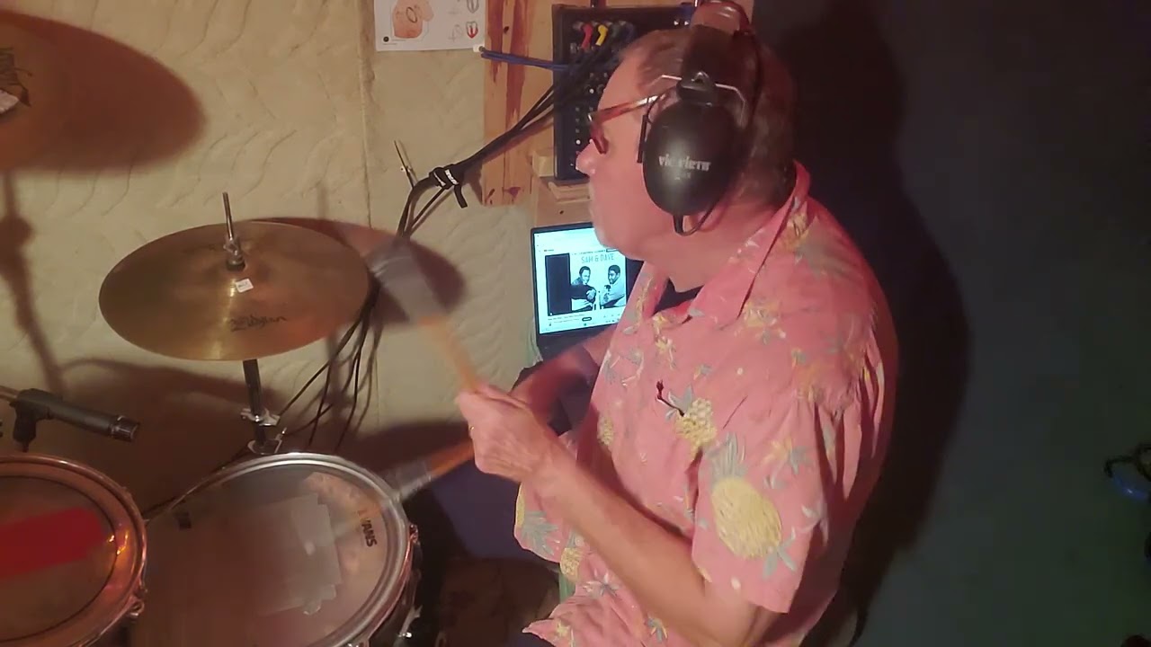 Soul Man, Sam and Dave Drum Cover, drum-less backing track, 01-06-2026.