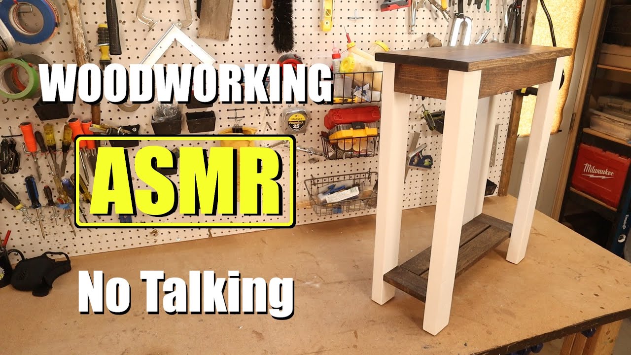 ASMR Woodworking -  No Talking, Just Tools #asmrwoodworking
