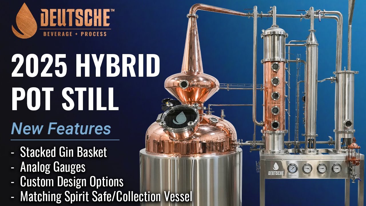 New Hybrid Pot Still by Deutsche Beverage + Process