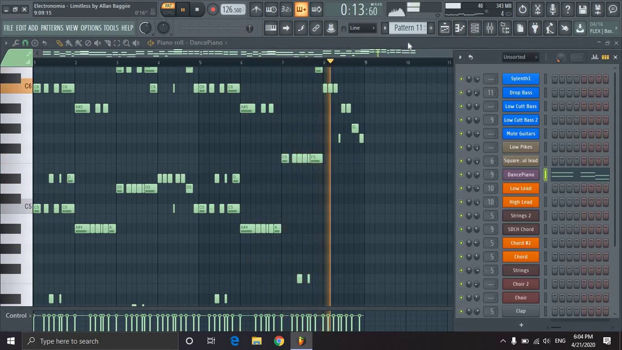 Elektronomia - Limitless [AllanBaggiie Remake] FL Studio 20