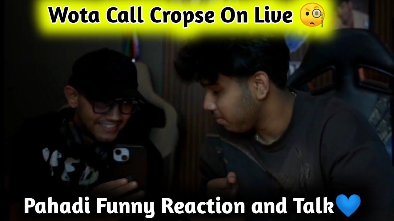 Wota Called Cropse in Live 💪 Pahadi Funny Talk With Wota 💙