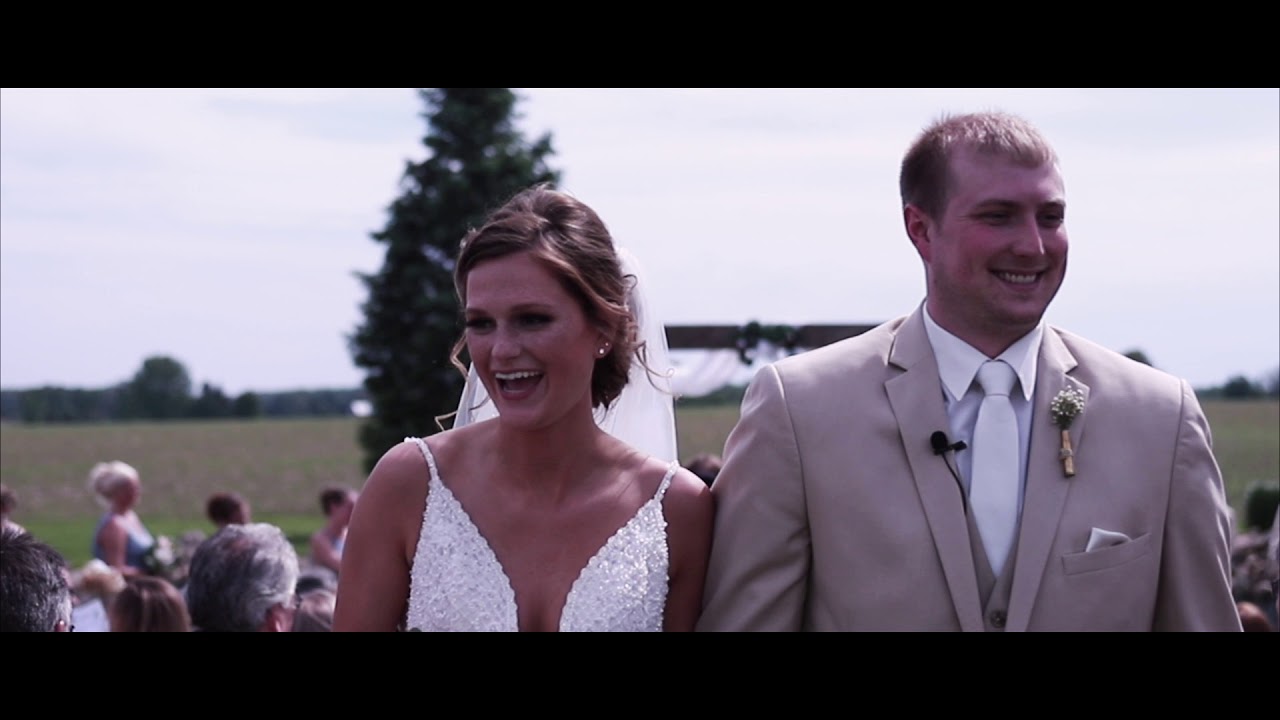 ERIC + MEGAN WEDDING HIGHLIGHT FILM - FREMONT, MI - RED IRON BARN 06/08/2019