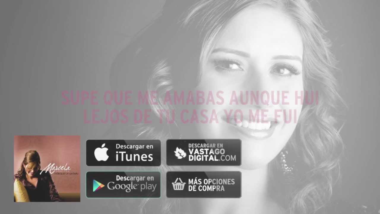 Supe Que Me Amabas (Lyric Video) - Marcela Gandara