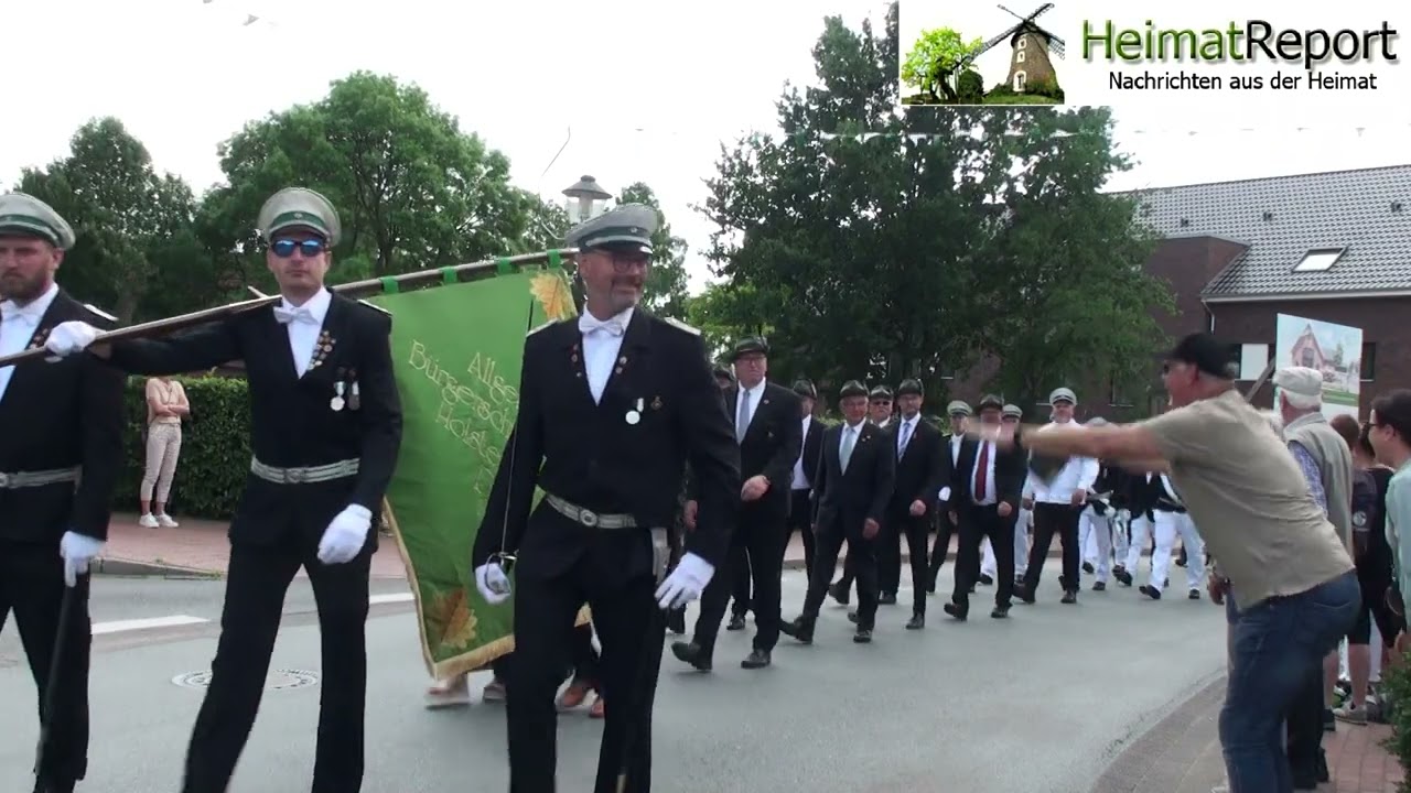 Jubiläumsschützenfest Erle 2022 - Große Parade durch das Dorf