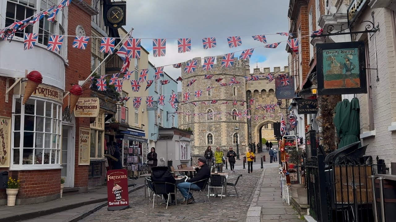 Windsor Castle & Town centre walk , England uk 🇬🇧