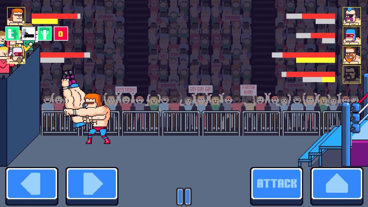Rowdy City Wrestling - A sports game by Colin Lane Games || Android, iOS Game.