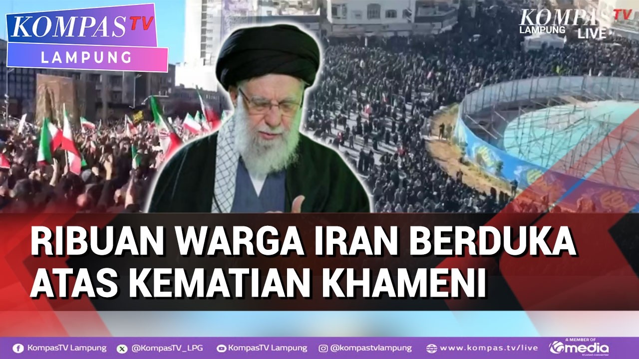 Ribuan Warga Iran Berduka Atas Kematian Khameni