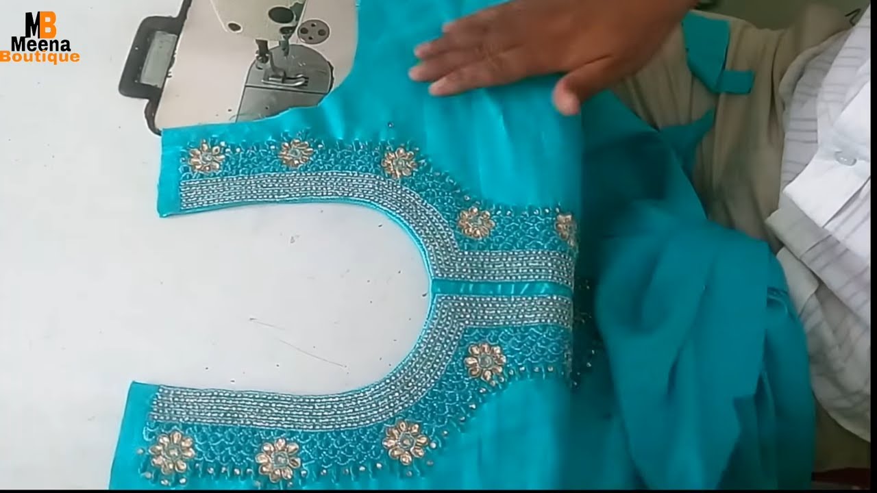 यह दो easy trick देखकर आप किसी भी WORK वाले SUIT का NECK आसानी से बना सकते हैं