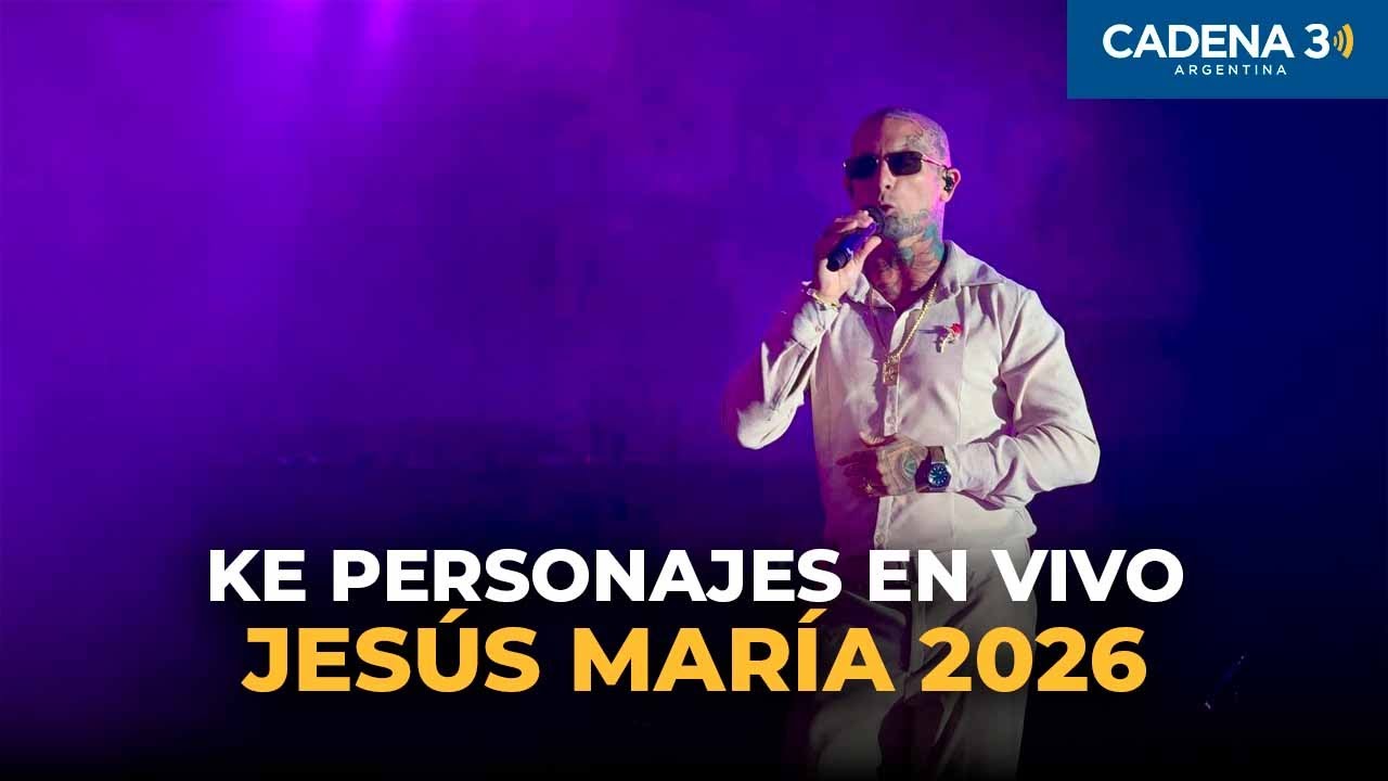 Ke Personajes en Jesús María 2026 | El show que hizo cantar a todo el Anfiteatro| Cadena 3 Argentina