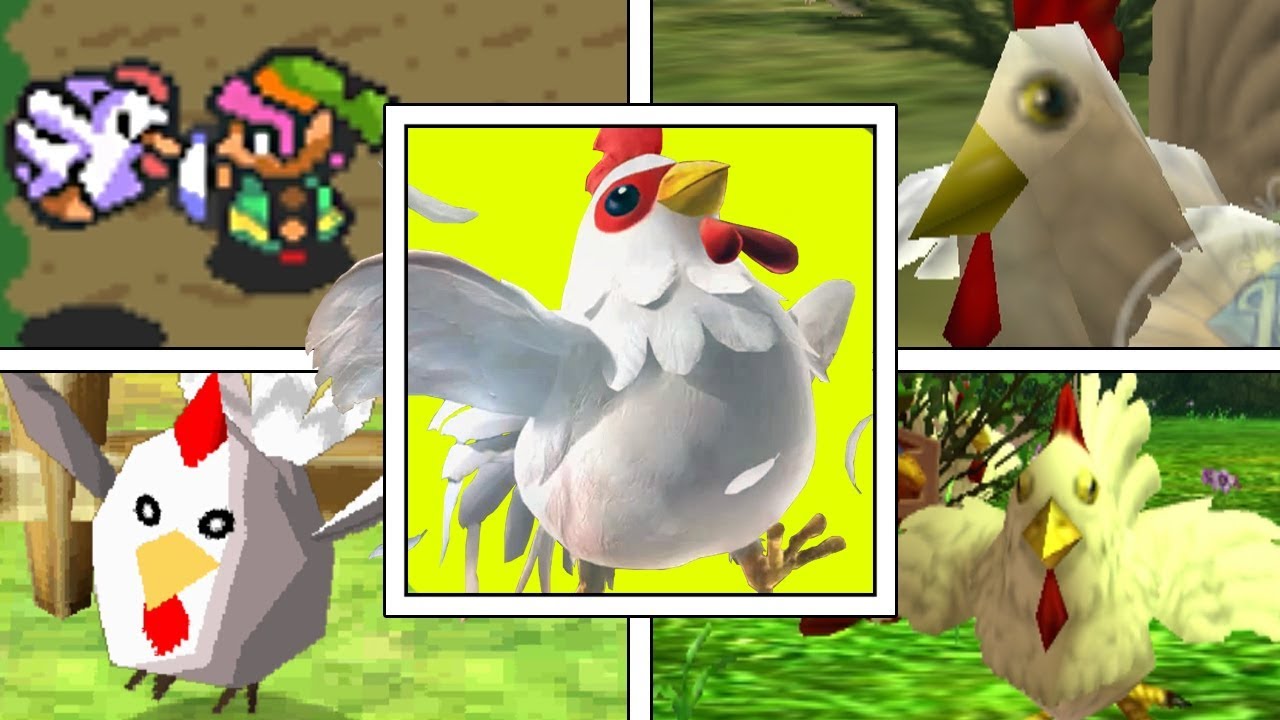 Evolution Of Cucco's Revenge Squads in Legend of Zelda Series + Smash Bros Ultimate (Chicken Attack)
