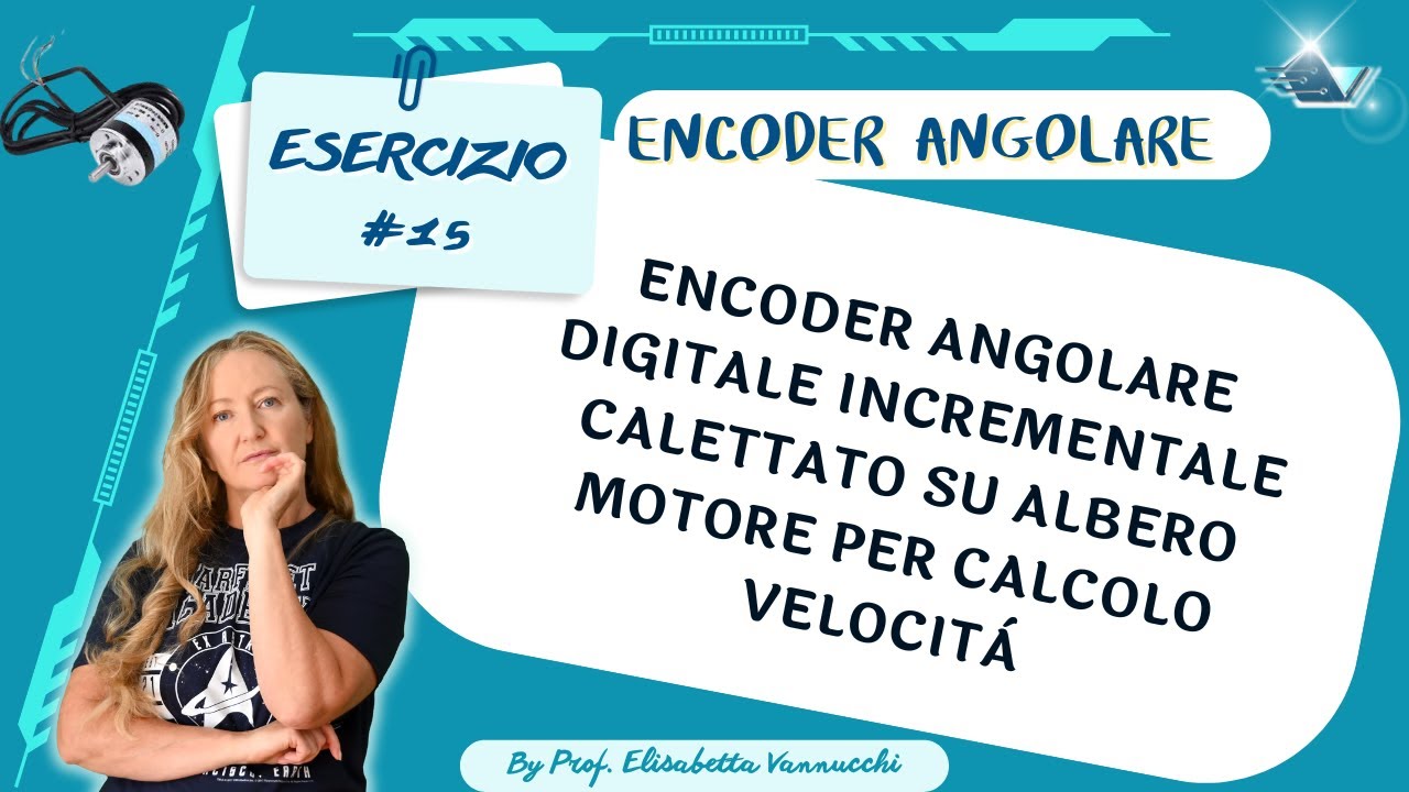 ENCODER Angolare INCREMENTALE su Albero Motore: Misura della Velocità