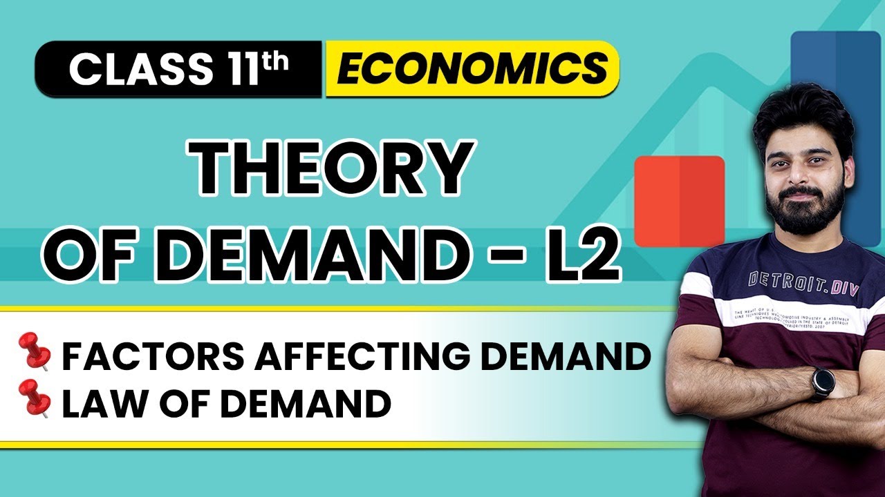 Class 11 Economics | Theory of Demand -L2 | Law of Demand and Factors Affecting Demand | Learn & Fun
