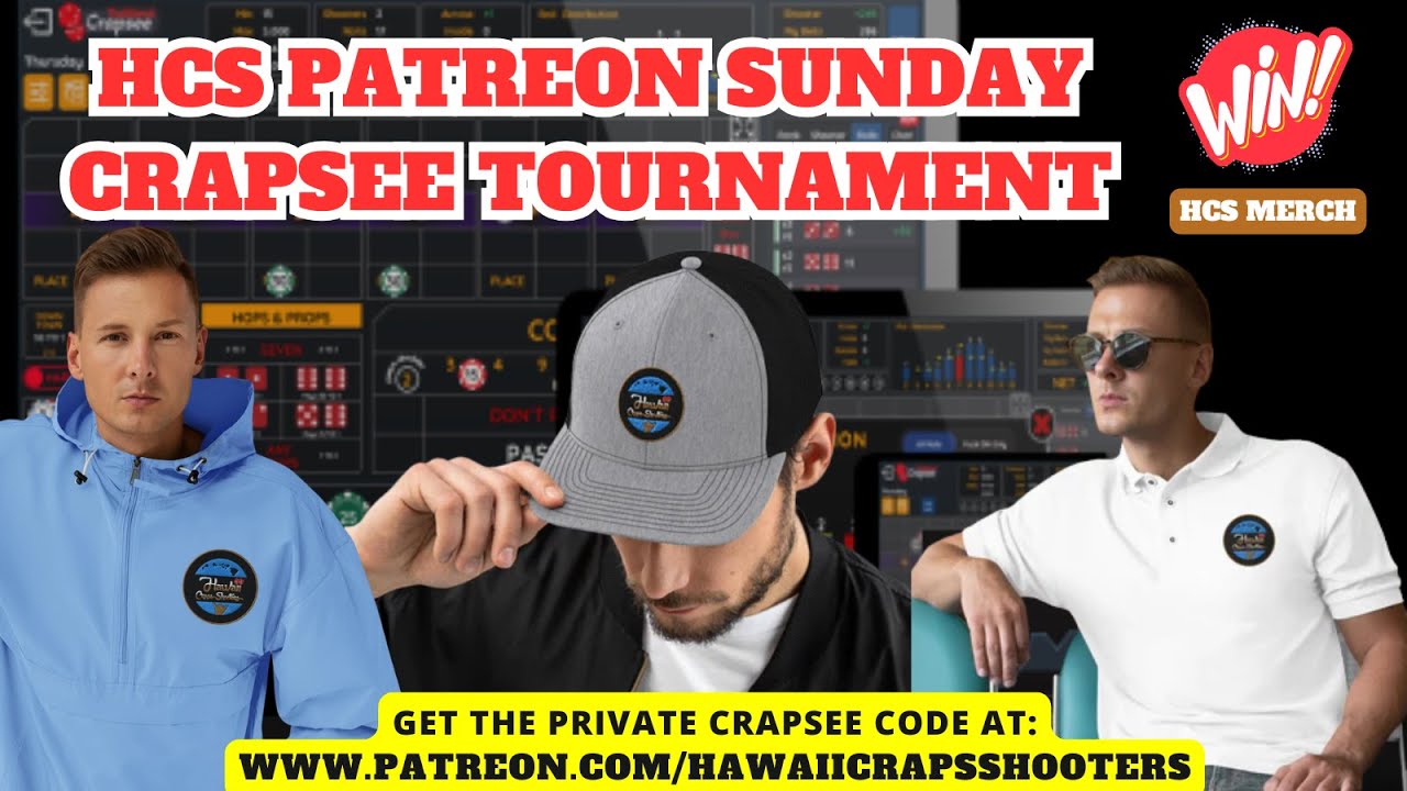 Play in the HCS Live Craps Tournament against others to win awesome prizes!