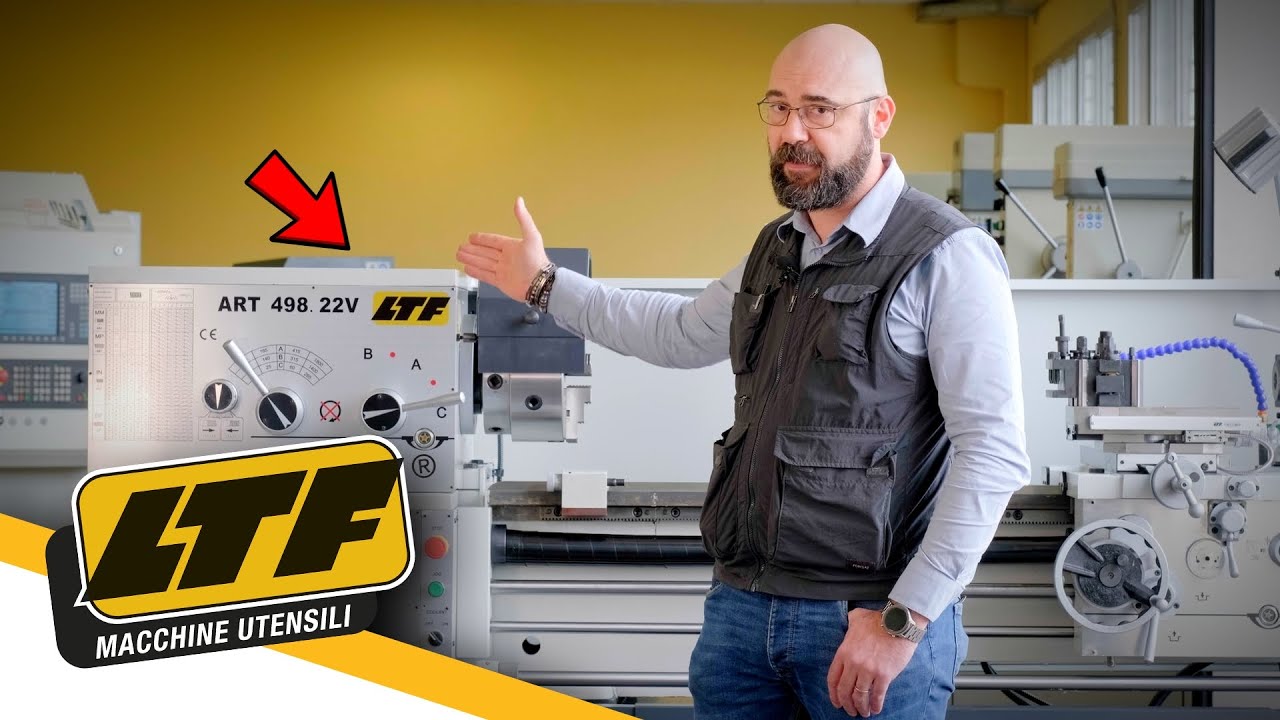 COME FUNZIONA un tornio - LTF MACCHINE UTENSILI - ART 498.22V