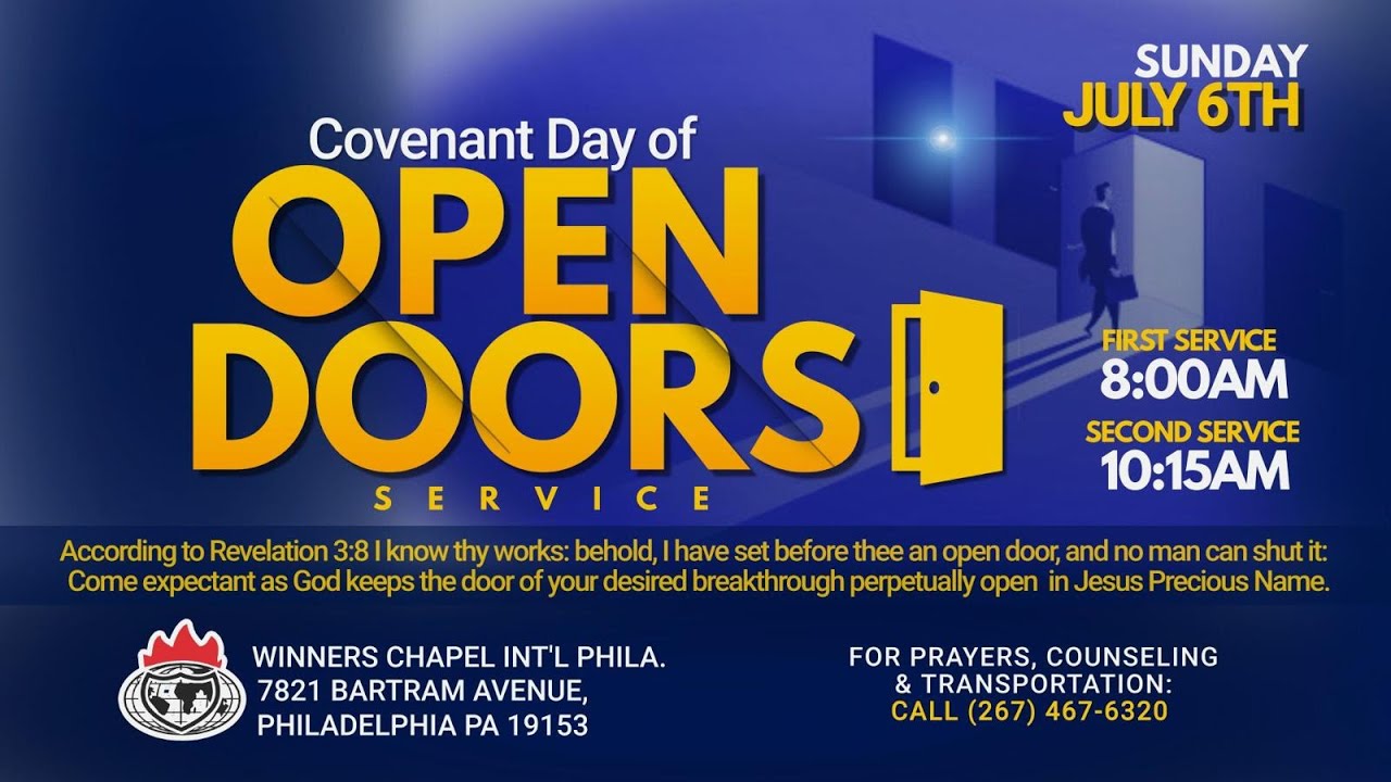 COVENANT DAY OF OPEN DOORS 2ND SERVICE JULY 6 2025