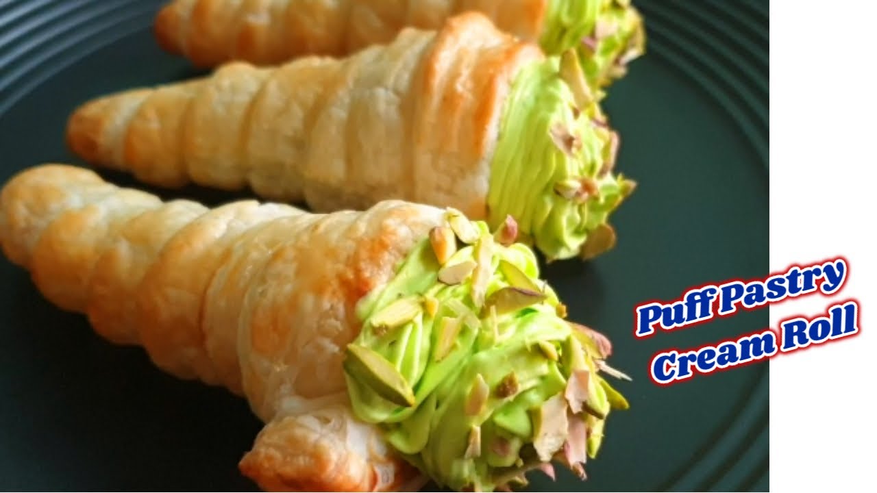 Puff Pastry Rolls | Cream Rolls | Puff Pastry Cream Rolls | Delicious Puff Pastry in 5 minutes