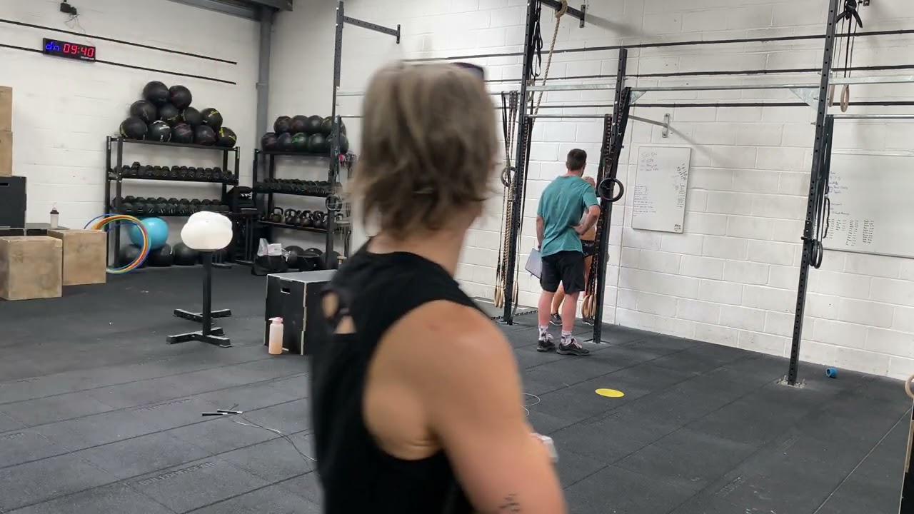CrossFit semi final workout 2 - 2024 age group 40-44