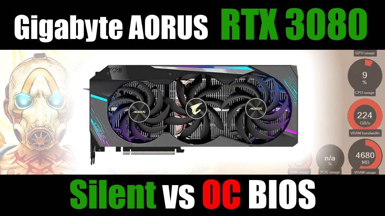 Gigabyte AORUS RTX 3080 XTREME | Silent vs OC BIOS