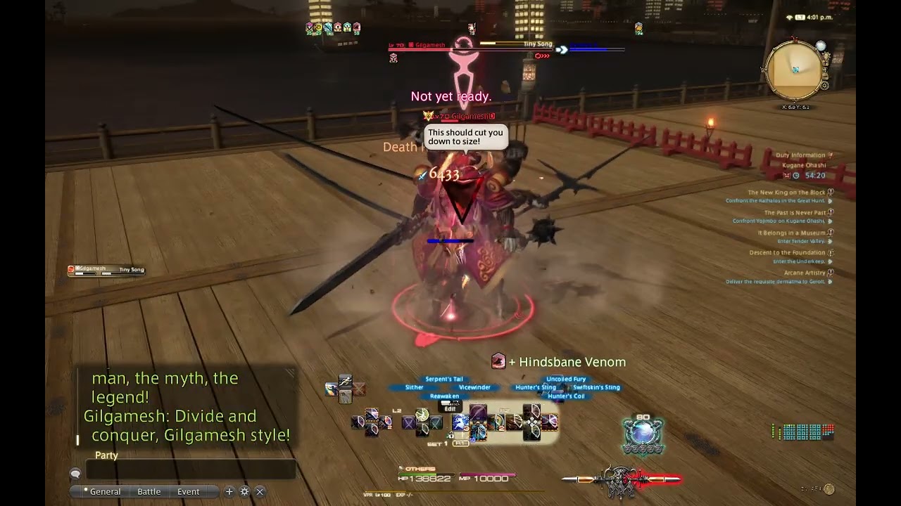 FF14 Kugane Ohashi Trial Raw Accursedly Soundless Solo Clear