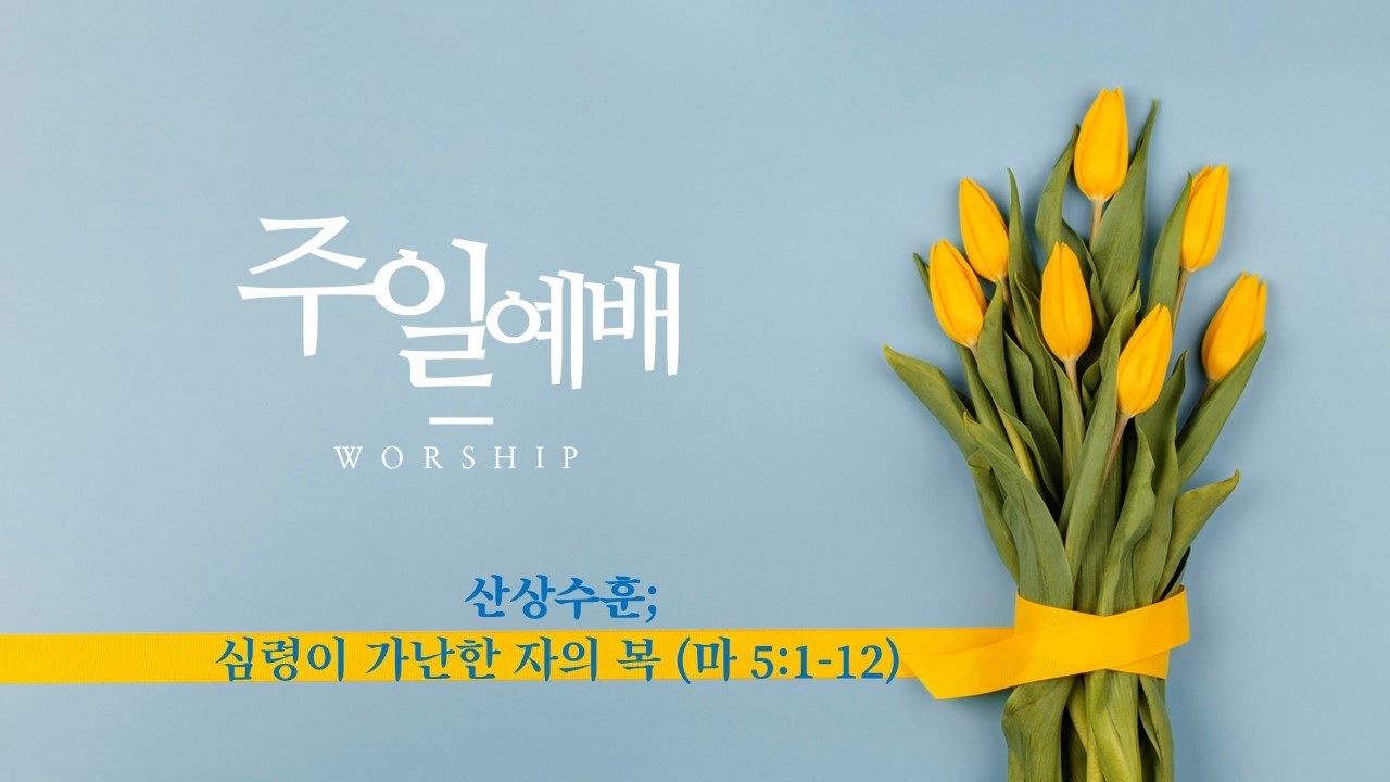 20260308 주일, 