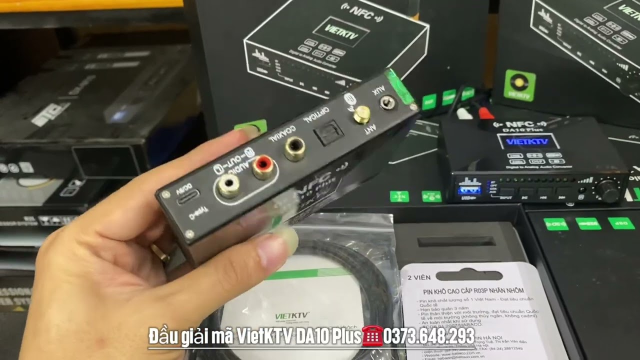 Khuyến mãi đầu giải mã VietKTV DA10 Plus.Sản phẩm chính hãng,chất âm cực đỉnh.