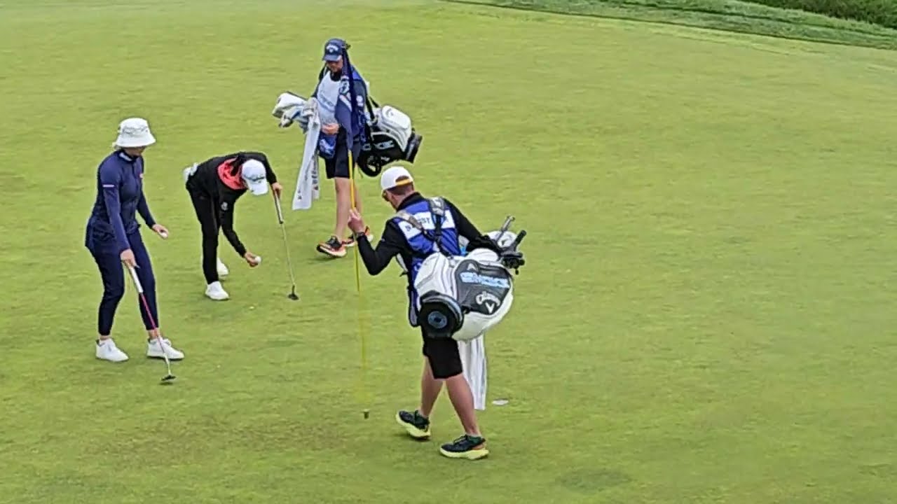 Cognizant Founders Cup 24, Rose Zhang winning putt, against Madelene Sagstrom