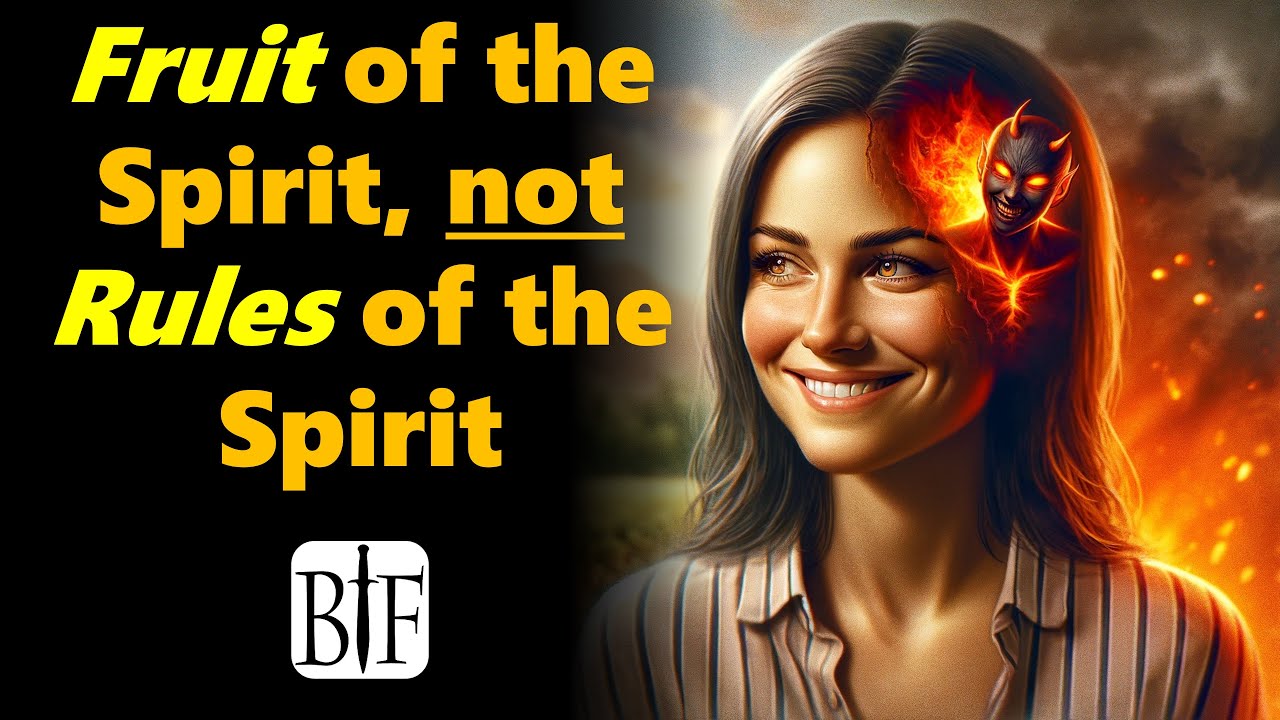 FRUIT of the Spirit, NOT RULES of the Spirit