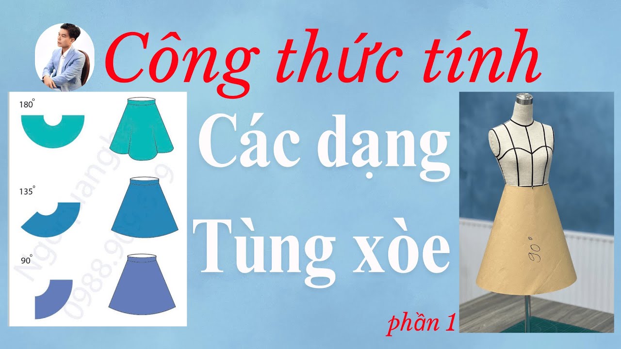 Phương Pháp Cắt Váy Xòe - Công Thức Cắt Váy Xoè Đúng Cách