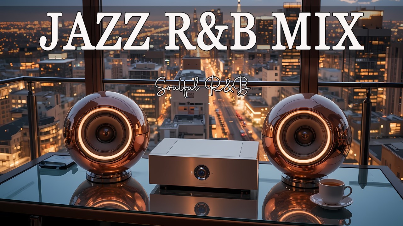 Relaxing Smooth Jazz & R&B Grooves 🌙 Café Ambience Music