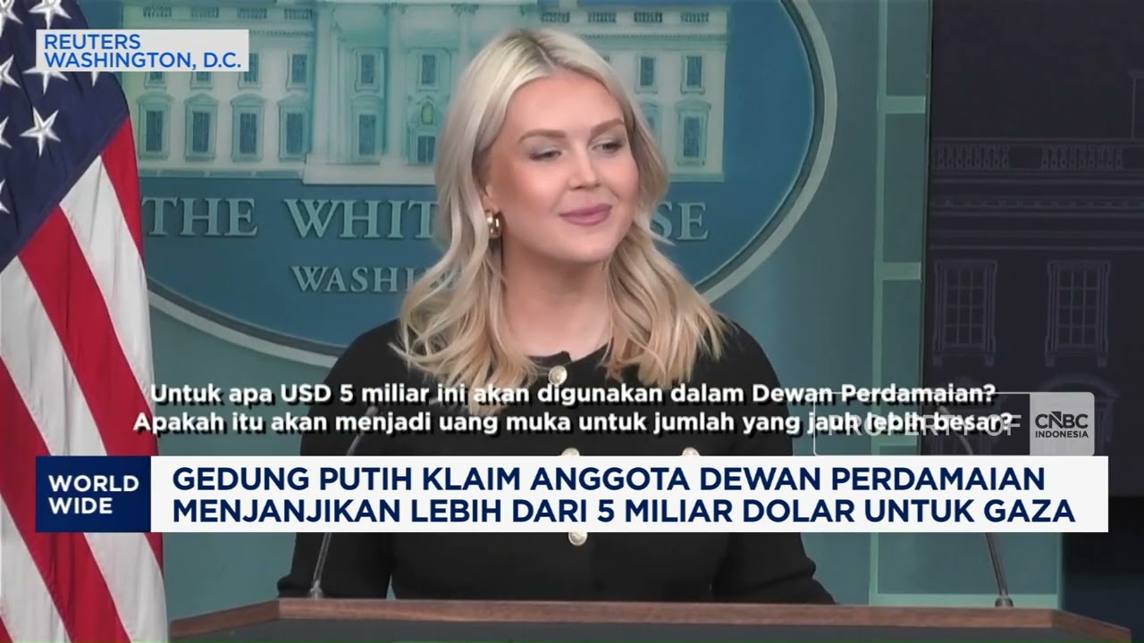 Trump Janjikan BoP Kucurkan Dana Lebih dari USD 5 Miliar Untuk Gaza