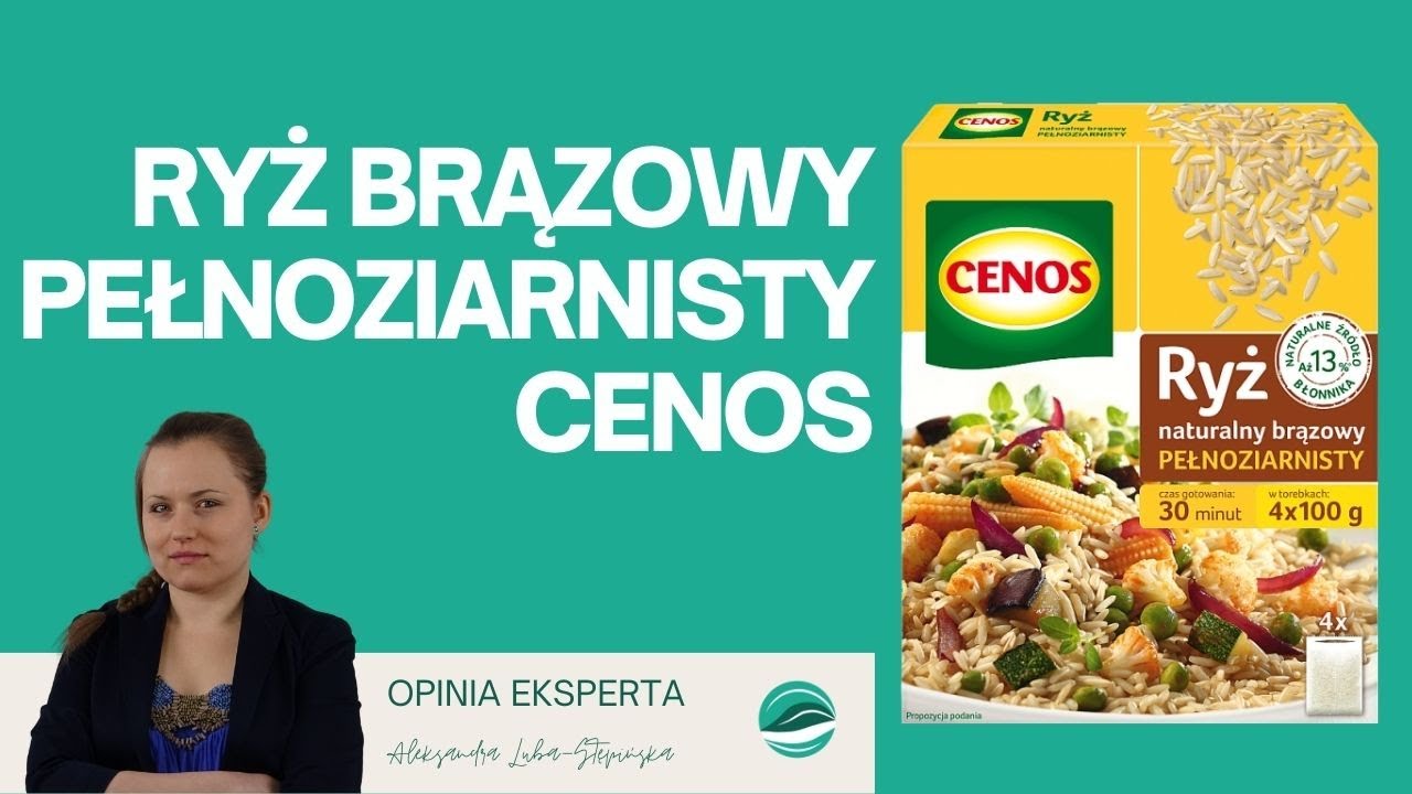 Ryż brązowy pełnoziarnisty Cenos | Opinia eksperta 😎 | Jedz dobrze by Młynarski